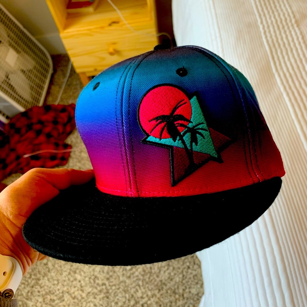 Ill-esha artist signature flatbrim hat